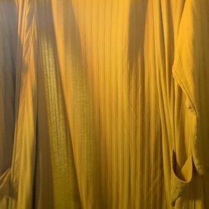 Mustard colored coverup